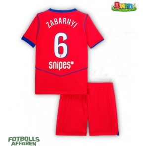 Paris Saint-Germain Illia Zabarnyi #6 Tredjeställ Barn 2025-26 Kortärmad (+ Korta byxor)